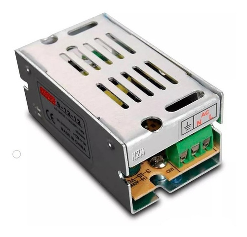 Fuente 12v 1a Metalica Regulada Switching Tira Led Cctv