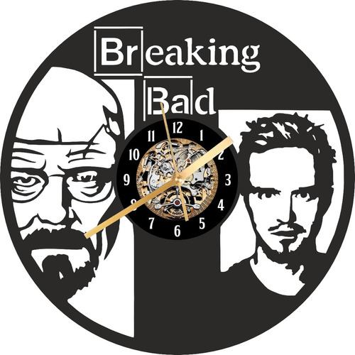 Reloj Madera  Breaking Bad Heisenberg Serie Regalo Original