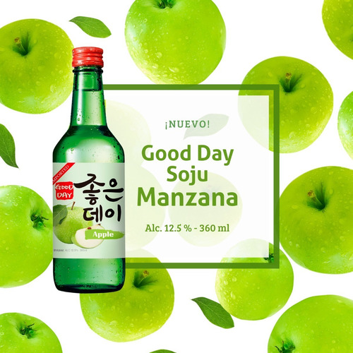 Imagen 6 de 8 de Combo 12 Soju Good Day + 2 Vino De Ume - Importados De Corea