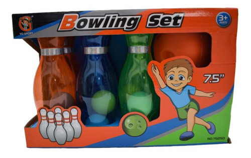 Juego De Bolos Infantiles En Caja Importadora Berkma