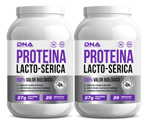 Proteína D N A® - Vainilla Sin Edulcorante -  Pote - 2lb 2un