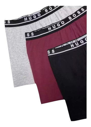 Boxer Hugo Boss 3 Pack Brief 7181 Algodón Elástico Original