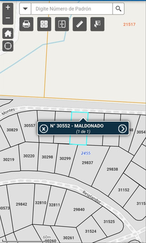 Terreno 1000 M2 En Chacras Del Pinar