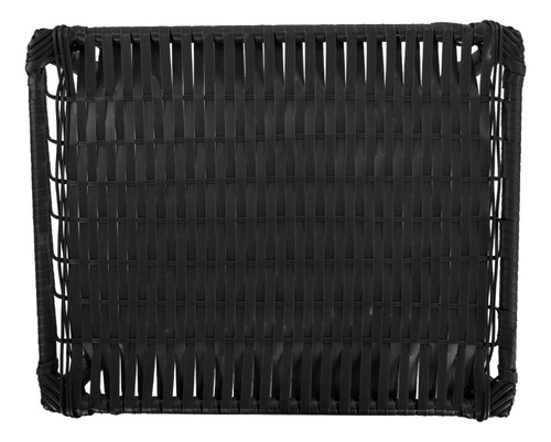 Conjunto De Mesa De Centro E 2 Cadeiras Vitória Para Área Estrutura Preto