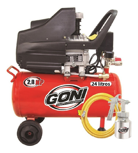 Kit Pintor Goni 930p 2.0hp 24l + Pistola + Manguera