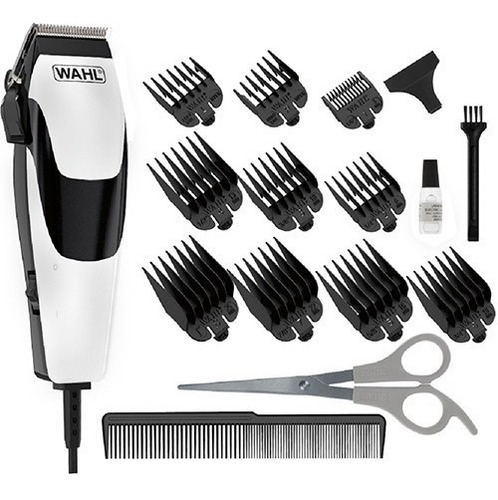 Máquina De Cortar Cabelo Quickcut Preta E Branca Wahl 220v Cor Preto