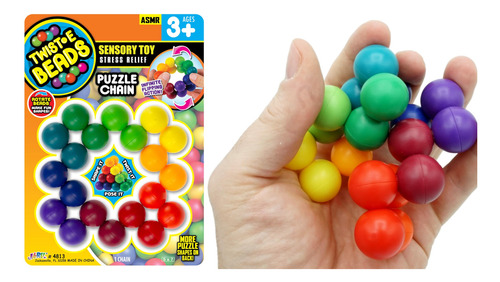 Ja-ru Twist-e Beads Fidget Toy (24 Juguetes) Juegos De