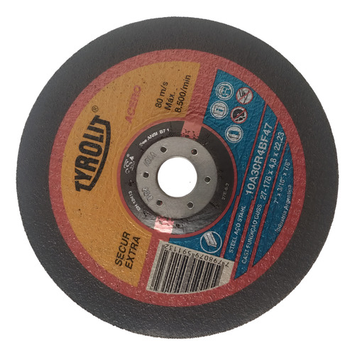 Disco Tyrolit 7 - X 10 Unidades- Vencidos Negro
