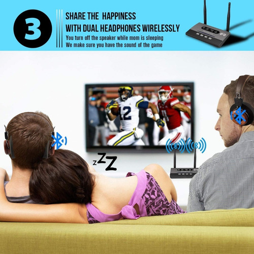 Imagen 4 de 6 de Giveet Largo Alcance Bluetooth V5.0 Transmisor Receptor Pass