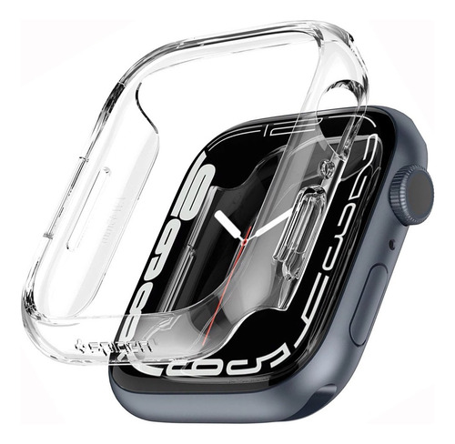 Case Spigen Thin Fit Compatible Con Apple Watch 45mm Clear