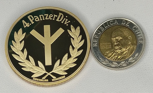 Imagen 8 de 9 de Moneda Militar, 4° División Panzer, Alemania 1939-1940