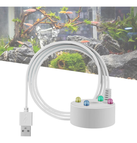 Máquina Para Hacer Niebla Con 4 Luces Led, Humidificador De