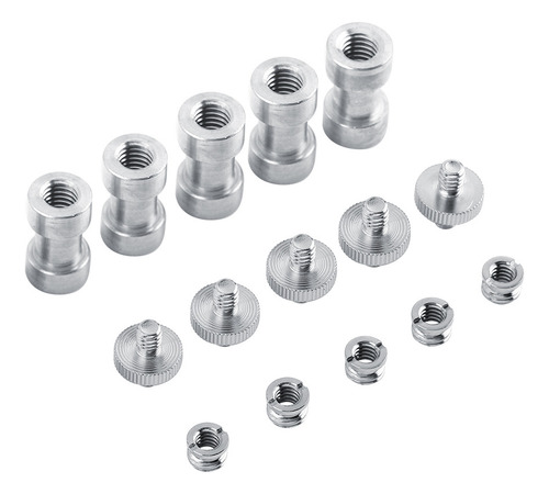 Adaptador Convertidor De Tornillo Roscado, 5 Unidades De Ros