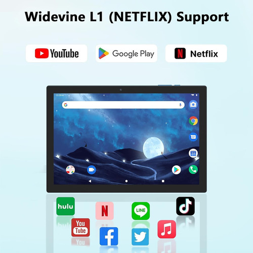 Android 15 Tablet 10 Pulgadas, 18gb Ram+128gb Rom/2tb Exp...