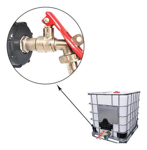 1 Adaptador Para Depósito De Agua Conexión De Tanque Agua