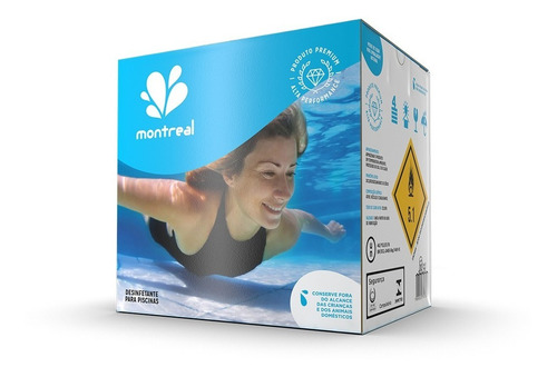 Imagem 2 de 3 de Tratamento Piscinas Granulado 10kg Montreal Com Clarificante