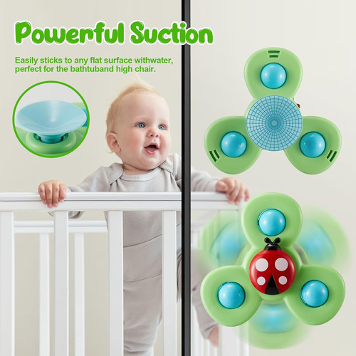 Juguetes Giratorios Para Bebés Spinners De Succión Para Bebé
