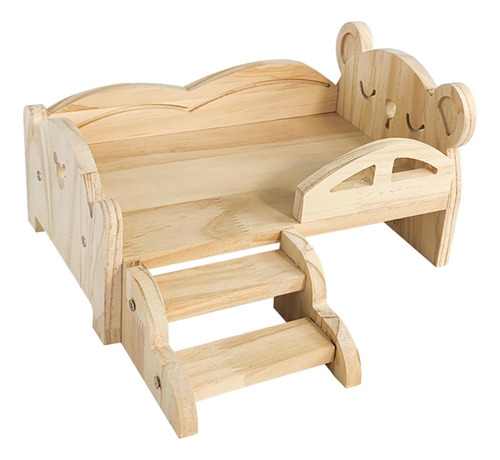 Cama De Madera Para Conejillos De Indias, Oso Pequeño