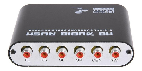 Imagen 8 de 9 de Spdif Coaxial Dts Ac3 5.1 Ch Audio Dts/ac-3 A 5.1 Analógicos