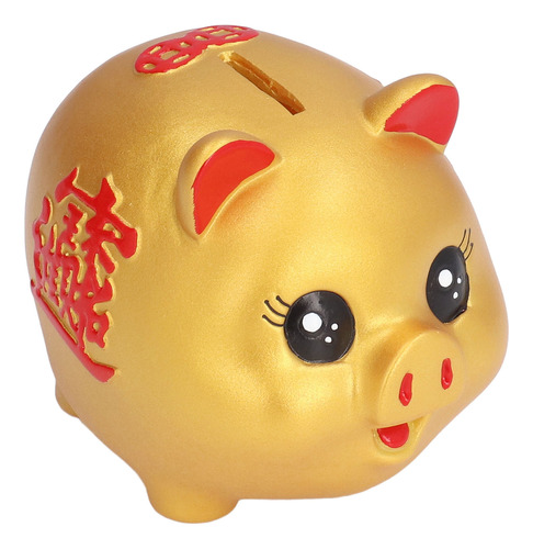 Piggy Bank, Bonita Caricatura, Forma De Cerdo, Anticaída