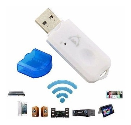 Imagen 2 de 3 de Adaptador Audio Bluetooth Usb Inalambrico Convertidor