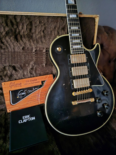 Gibson Custom Shop Eric Clapton 1958 Les Paul Custom Ebony Diestro Ebony Ébano (Usado)