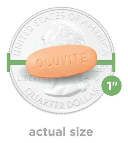 Ocuvite Con Luteína & Antioxidantes Ojos Sanos 120 Tabletas Sabor Sin Sabor Bausch + Lomb Vitamina C