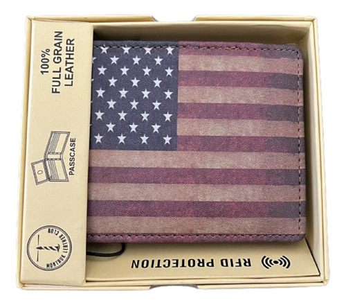 Billetera Montauk Usa Flag - A Pedido_exkarg