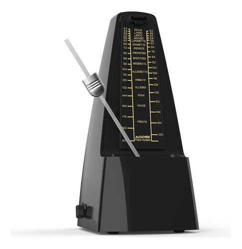 Metronomo Universal Negro Para Piano Y Otros Instrumentos