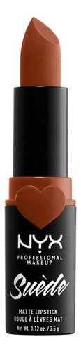 Labial Nyx Suede Matte Lipstick Peach Dont Kill My Vibe