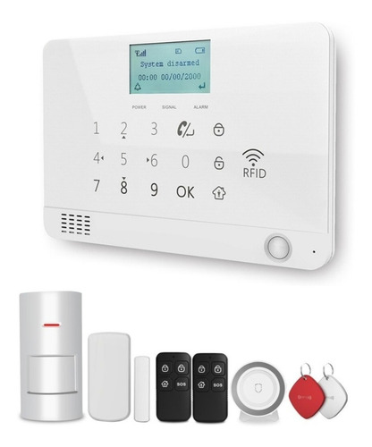 Alarma Inalámbrica Gsm  2 Controles App Cel