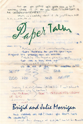Paper Talks, De Morrigan, Brigid. Editorial Lightning Source Inc, Tapa Blanda En Inglés