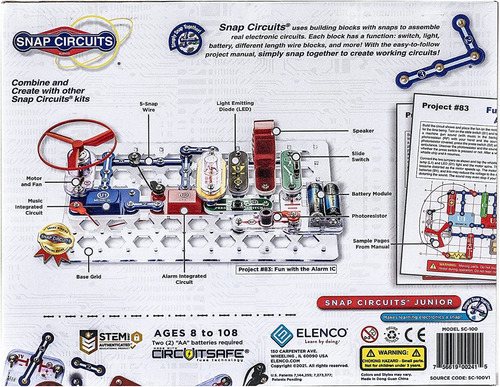 Snap Circuits Jr. Sc-100 Electronics Exploration Kit - 100