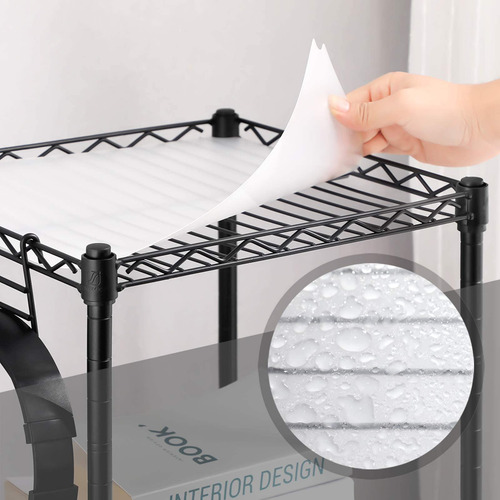 Estantería De Baño Metálica Con 4 Ganchos Desmontables, Dise
