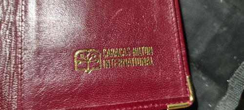 Hotel Caracas Hilton Agenda Tarjetero (Usado)