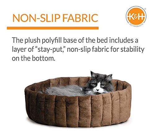 Cama Para Gatos Lazy Cup De K&h Pet Products, Lavable A Máqu