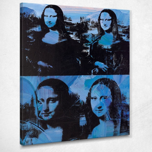 Imagen 1 de 8 de Cuadros- Mona Lisas- Andy Warhol Tela-canvas 70x100 Cm.