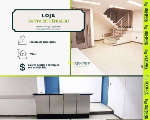 Imagem 1 de 3 de Loja-andar Para Alugar, 750 M² - Santa Efigênia - Belo Horizonte/mg - Lo0048
