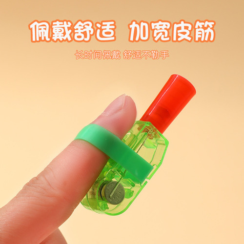 Anillo De Juguete Con Iluminación Led Con Proyección De Dedo