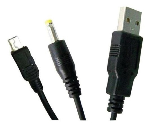 Intec (7-38012-54823-2) Psp 2-en-1 Usb Cable De Transferenci