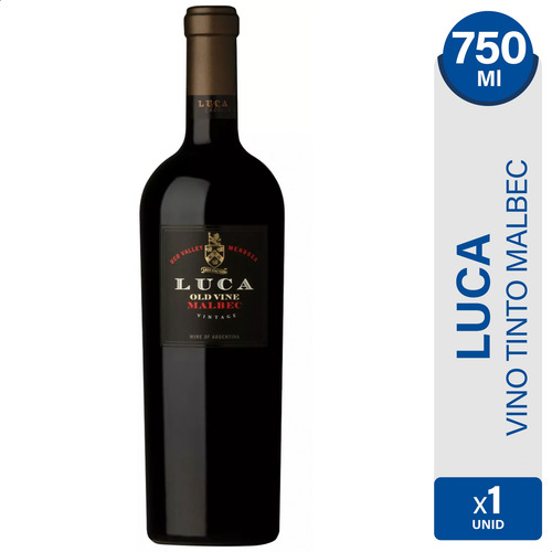 Vino Tinto Luca Old Vine Malbec Vintage - 01mercado