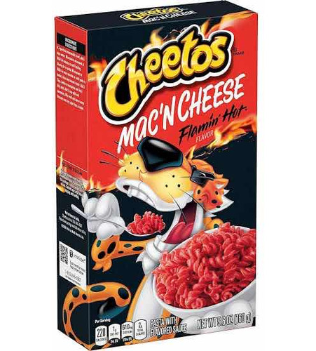 Cheetos Macn Cheese Flamin Hot 160gr - Dulce Americano