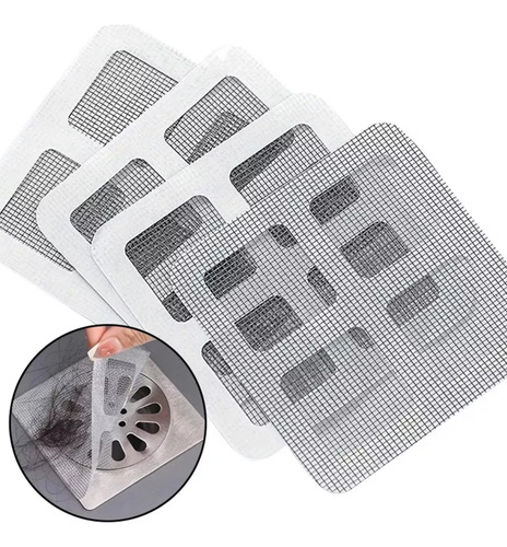 100 Atrapa Pelusas Desechables Para Desagüe De Ducha Desagüe