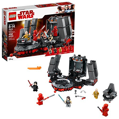 Lego Star Wars 75216 Snokes Throne Room Building Kit 492
