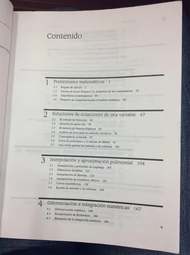 Análisis Numérico Por Burden Y Faires (Usado)