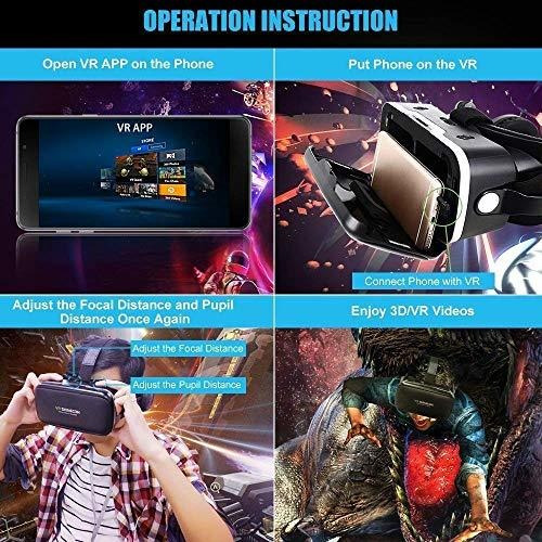Worldseng Vr Audifono Lente 3d Realidad Virtual Para