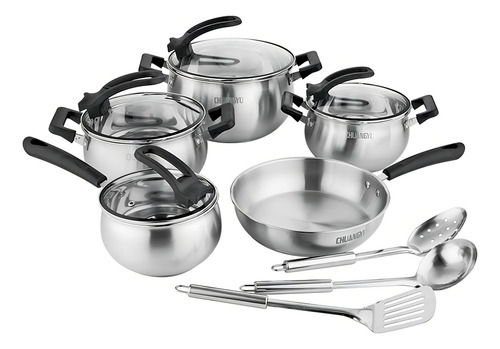 Juego De Utensilios De Cocina De Inducción Antiadherentes De