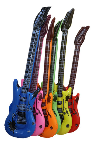 9 Instrumentos Especial Inflables Guitarra Microfono