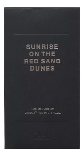 Perfume Zara Sunrise On The Red Sand Dunes Edp 100 Ml Volume