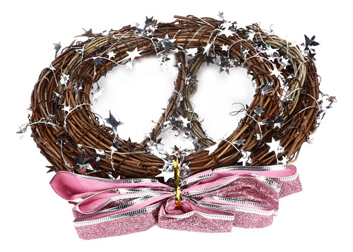 Corona De Pascua De 60 Cm Y 23,6 Pulgadas De Altura
